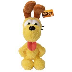 The Garfield Movie Odie Yellow Plush Dog Brown Ears 8” Stuffed Animal new